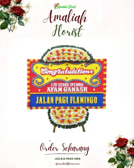 Sewa Papan Bunga Winenet Dua
